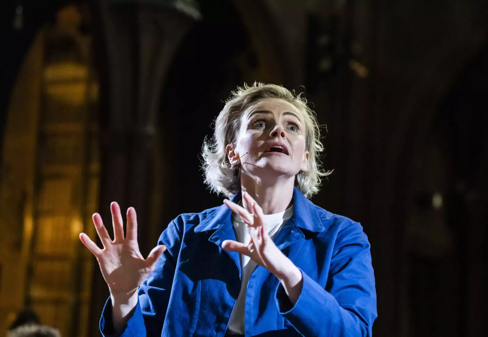 Photo of Maxine Peake performing
