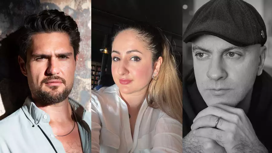 Composite image of (left to right) Javaad Alipoor, Mahboobeh Rajabi and Omid Asadi