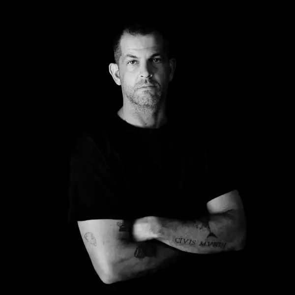 Black and white headshot of Nabil Elderkin