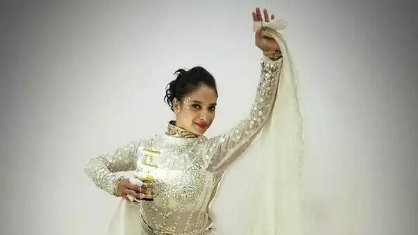 Photo of a person Bollywood dancing