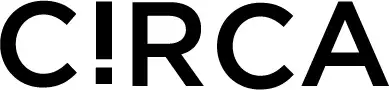 Black and white logo for Circa