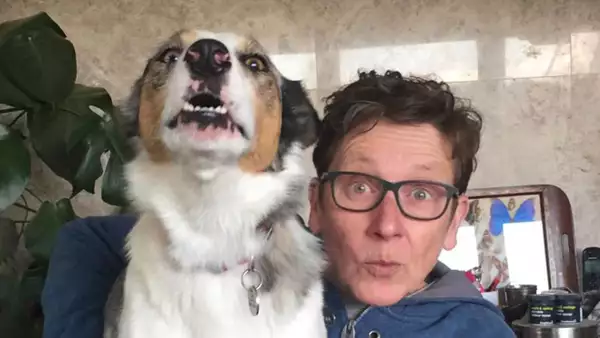 Photo of Ming de Nasty with their dog