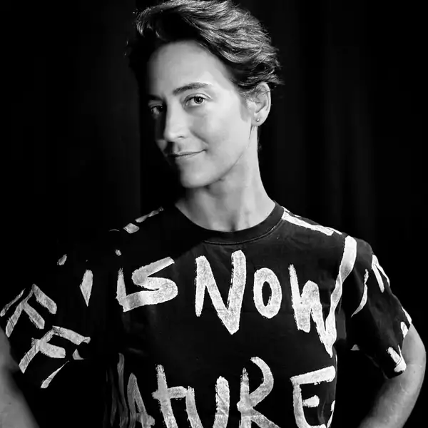 Black and white headshot of Georgine Balk