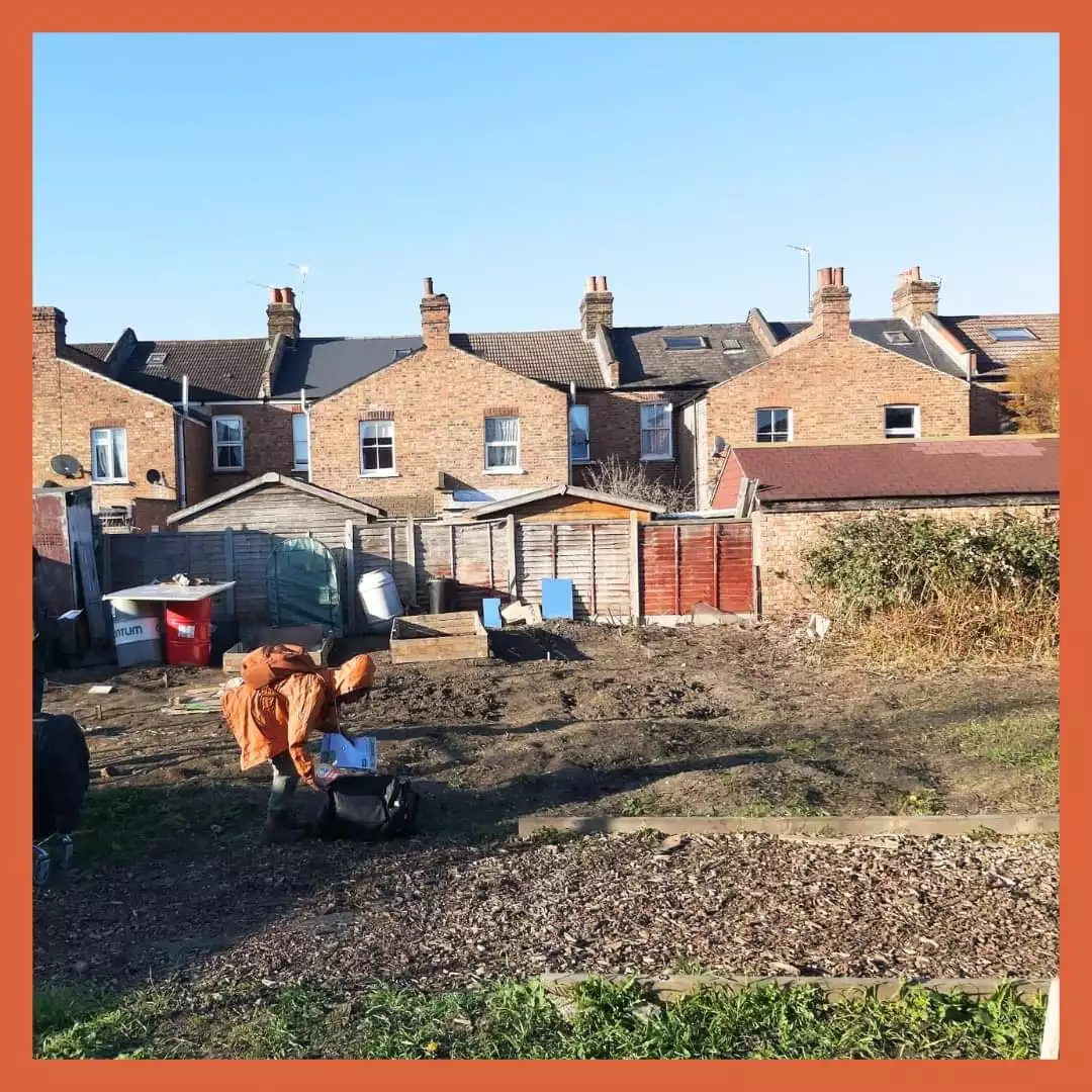 Photograph of a community garden
