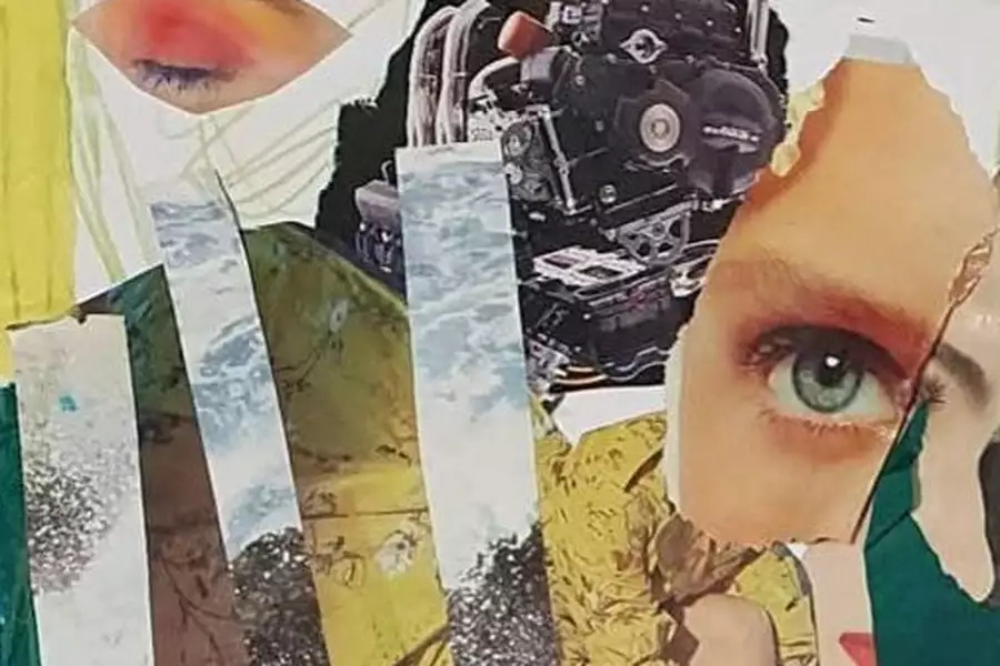 A collage inspired by David Bowie