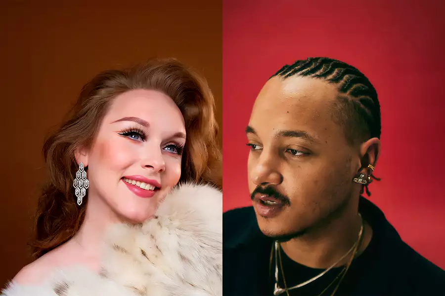 Composite image of Violet Blonde and Bennettiscoming