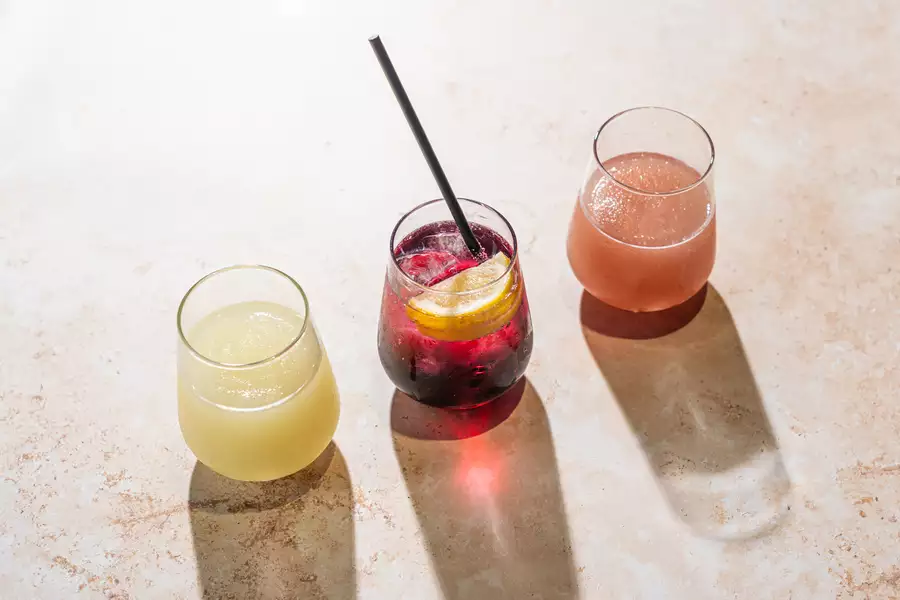 Three cocktails