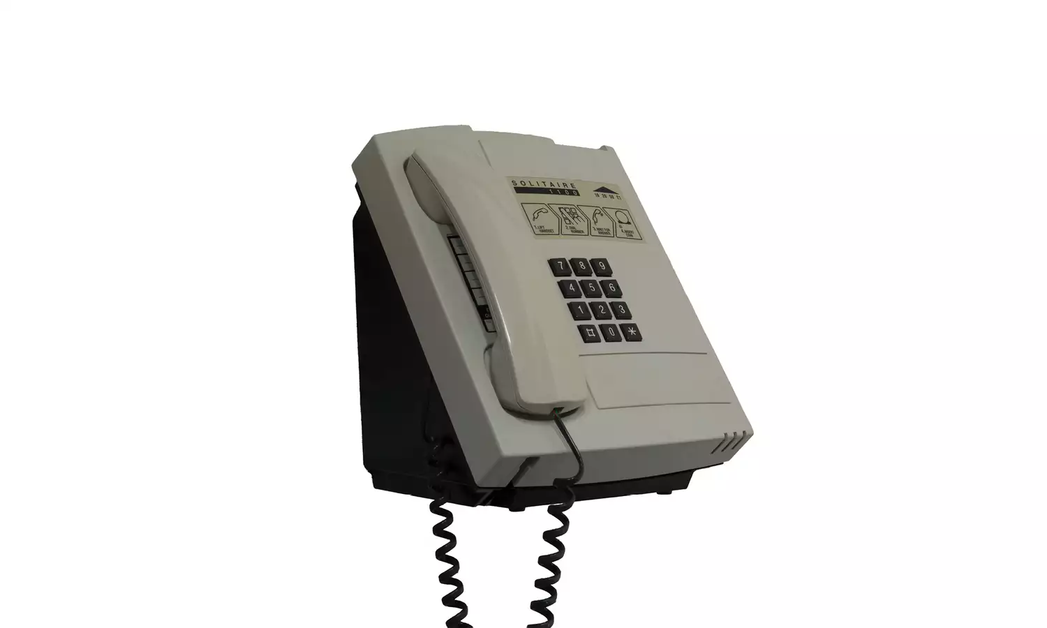 “LIVE FOREVER” by Trackie McLeod, showing a payphone