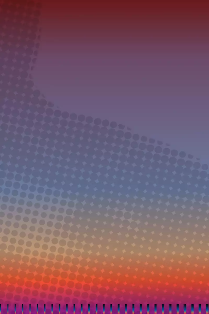 Blue and orange gradient