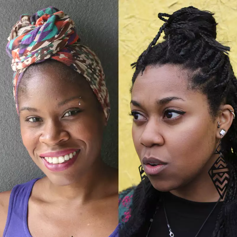 Composite image of headshots of Simeilia Hodge-Dallaway and Keisha Thompson