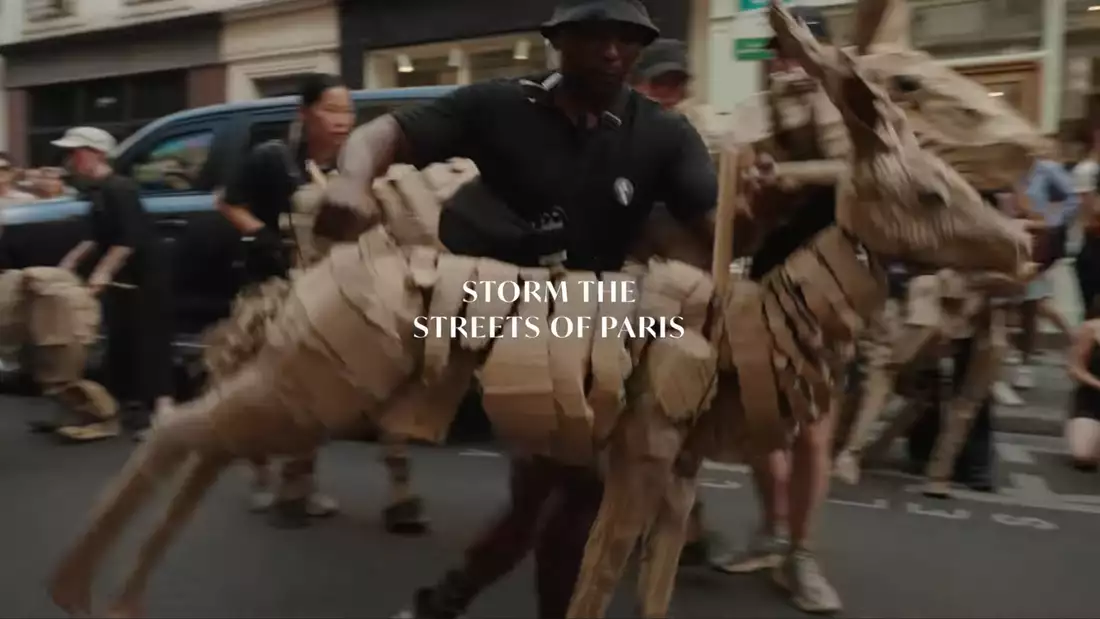 Screenshot of The Herds on the streets of Paris