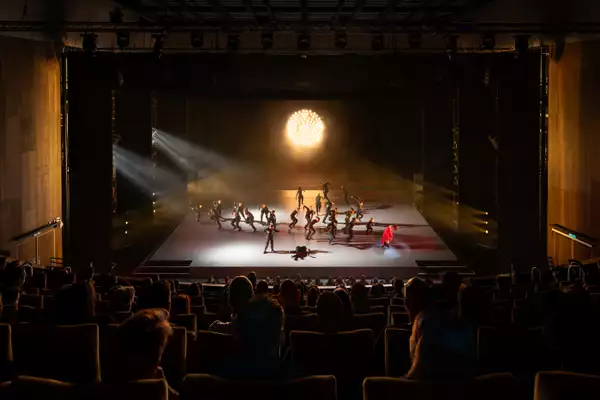 Photo of the audience watching Free Your Mind in the Hall