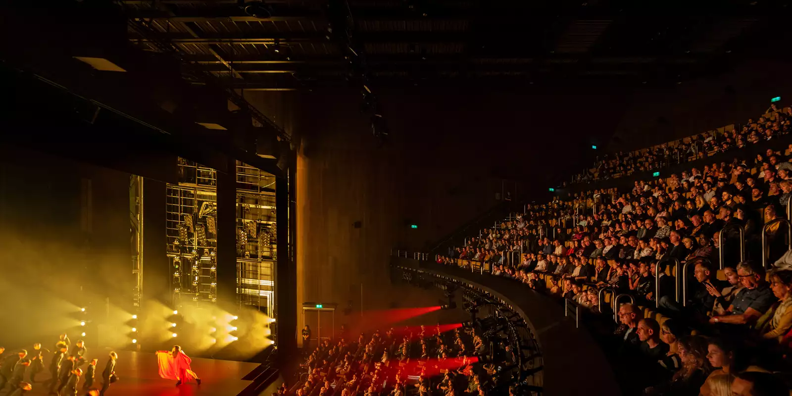 Photo of the audience watching Free Your Mind in the Hall