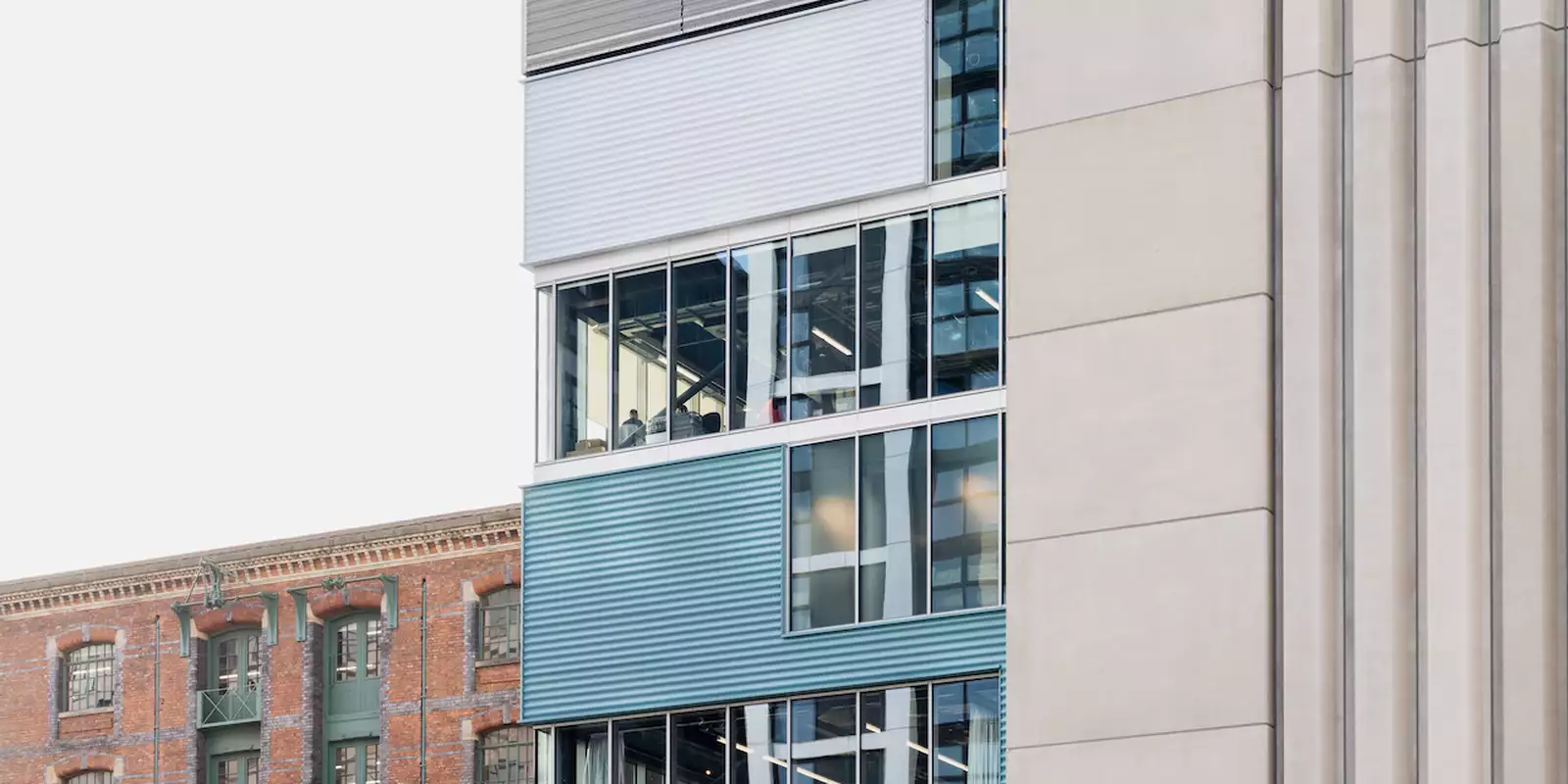 Photo of the Aviva Studios tower exterior