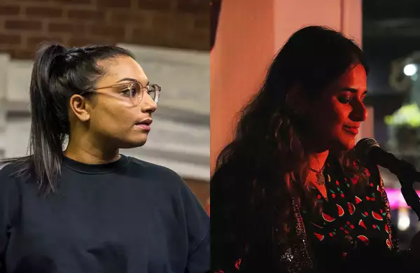 Composite image of Gitika Buttoo (left) and afshan d’souza-lodhi (right)