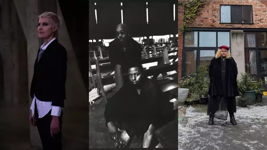 Mary Anne Hobbes, Joshua Reid and Joshua Inyang of Space Afrika and Emma Thompson