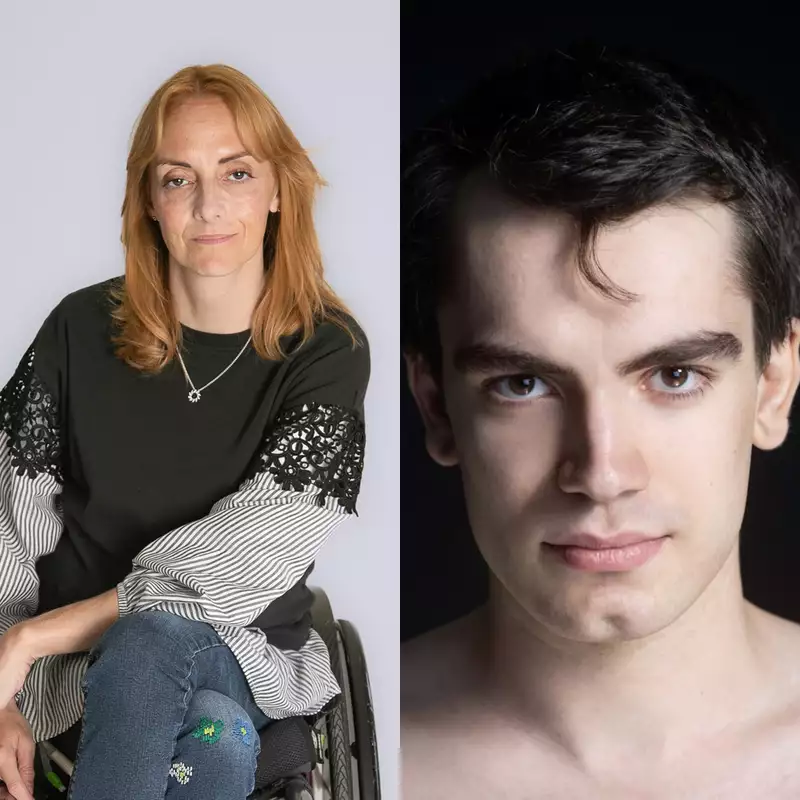 Composite image of headshots (L–R): Natalie Amber and Joe Powell-Main