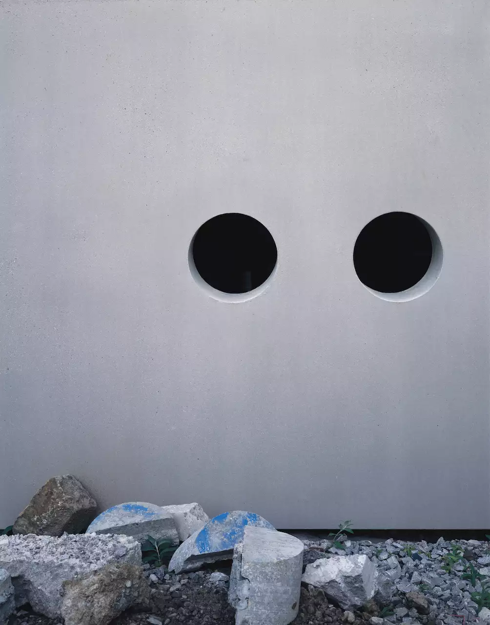 Close-up photograph of a pre-cast façade panel during the Aviva Studios build