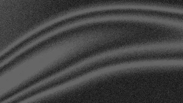Abstract grayscale texture with soft curved bands and grainy noise.