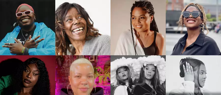 Composite image of performs taking part in Sounds of the Diaspora