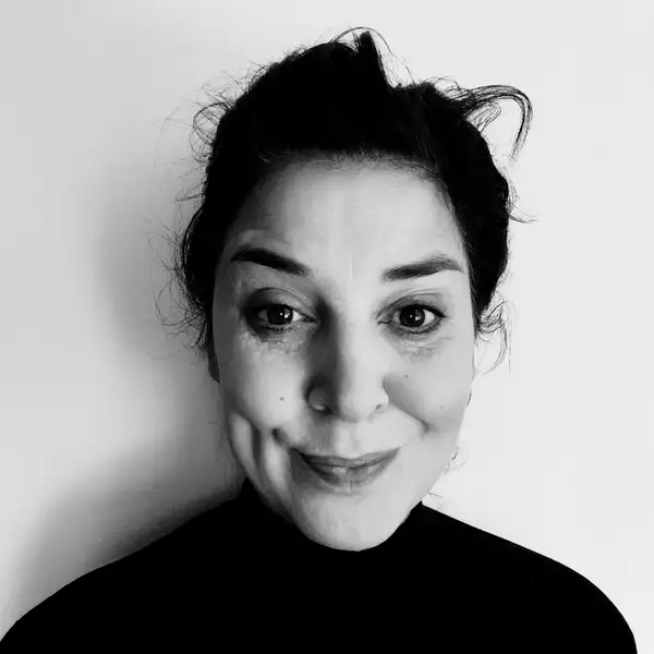 Black and white headshot of Sonia Alcon