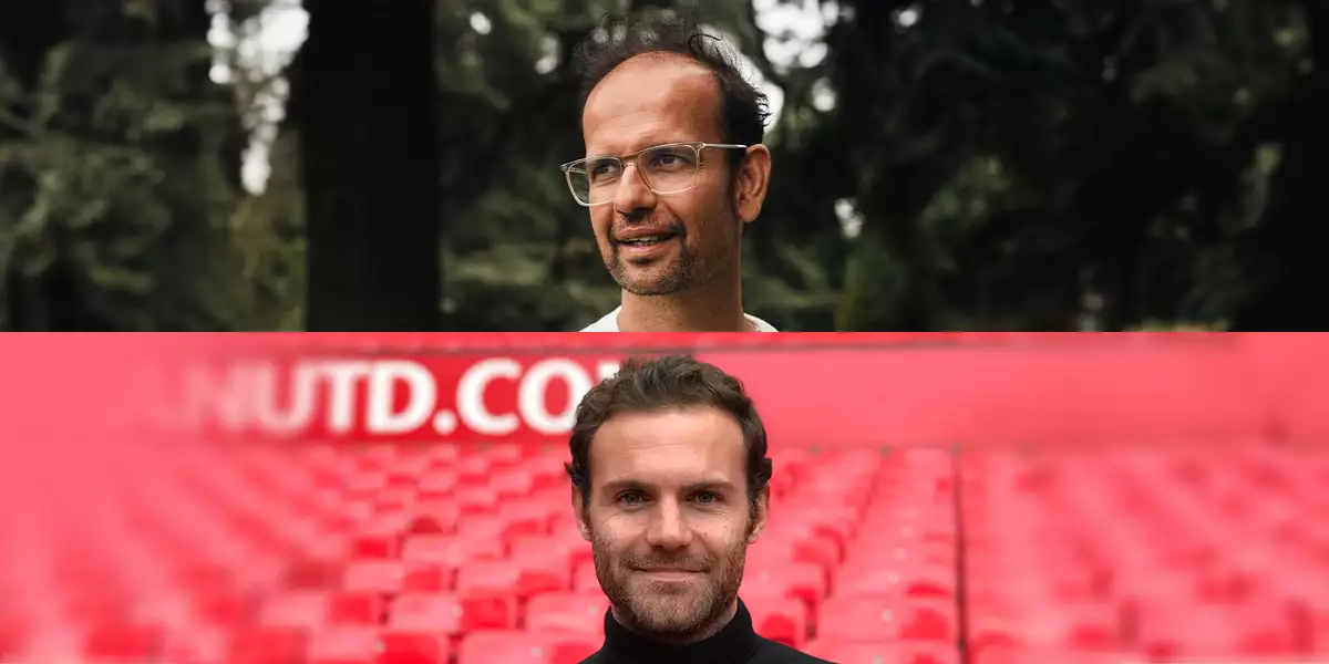 Photographs of Tino Sehgal and Juan Mata