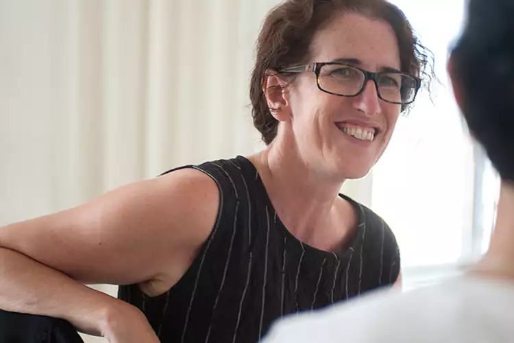 Sue Buckmaster smiling