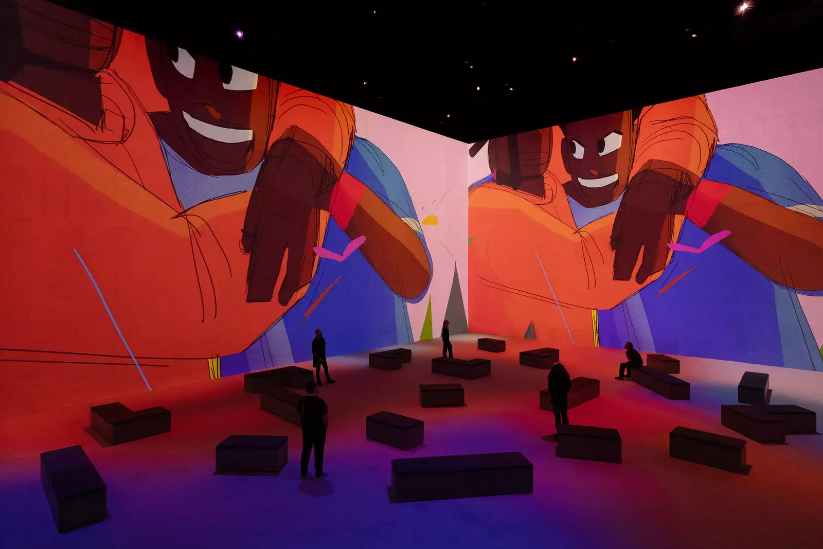 Artwork by Moera at Coldplay x Lightroom