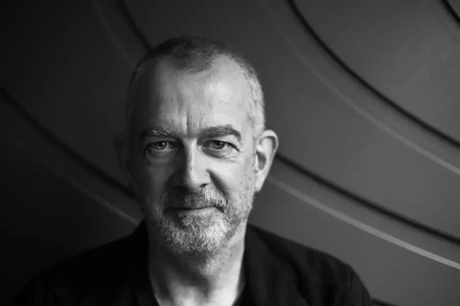 Black and white headshot of Dave Haslam