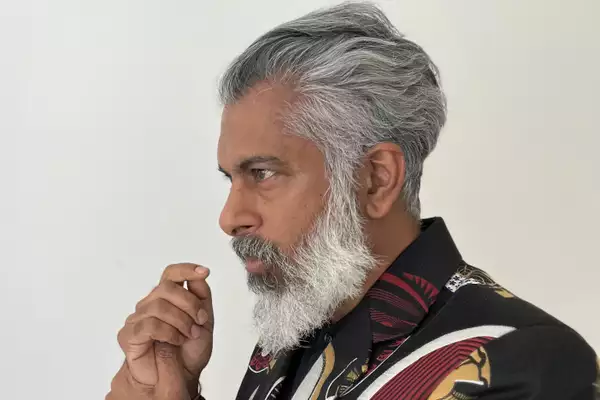 Side profile of Keith Khan