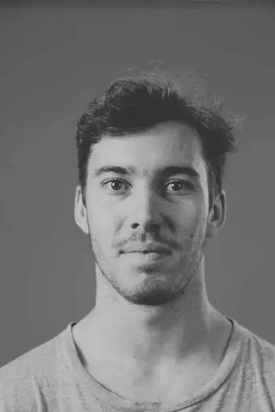 Black and white headshot of Jordan Twartz