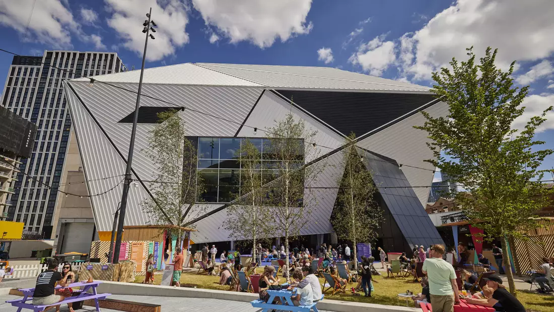 Image of Aviva Studios from Festival Square