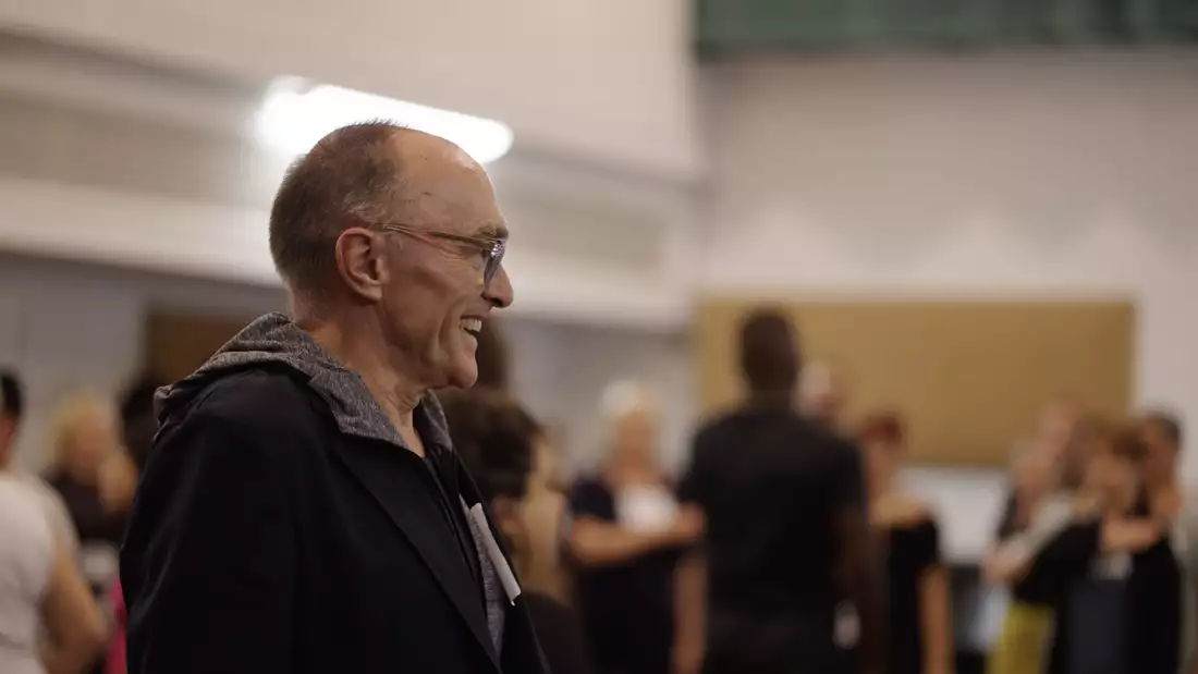 Director Danny Boyle behind the scenes of Free Your Mind