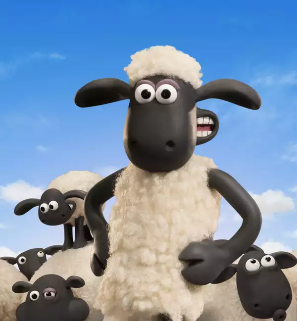 Shaun the Sheep with his Flock
