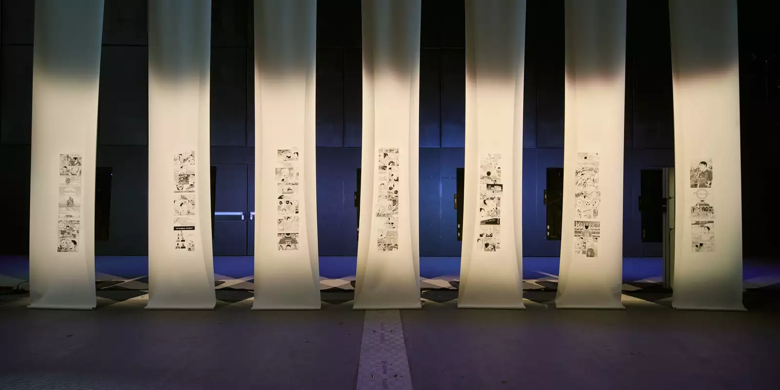 A manga displayed in Football City Art United