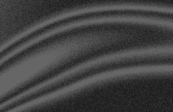 Abstract grayscale texture with soft curved bands and grainy noise.