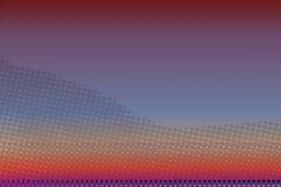 Blue and orange gradient