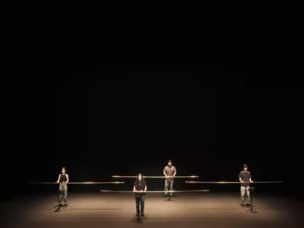 A photo of performers on the stage during Germaine Kruip: A Possibility